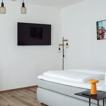 Zentrum, Gemuetlich, Modern, 2p, Wifi דירה